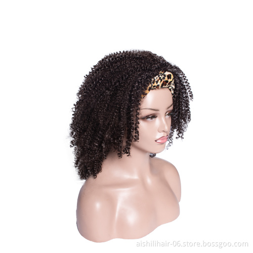 headband wigs  for black woman curly headband wig headband synthetic wig